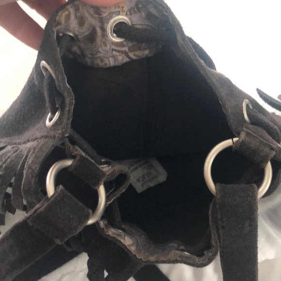 Genuine leather fringe purse - Picture 9 of 11